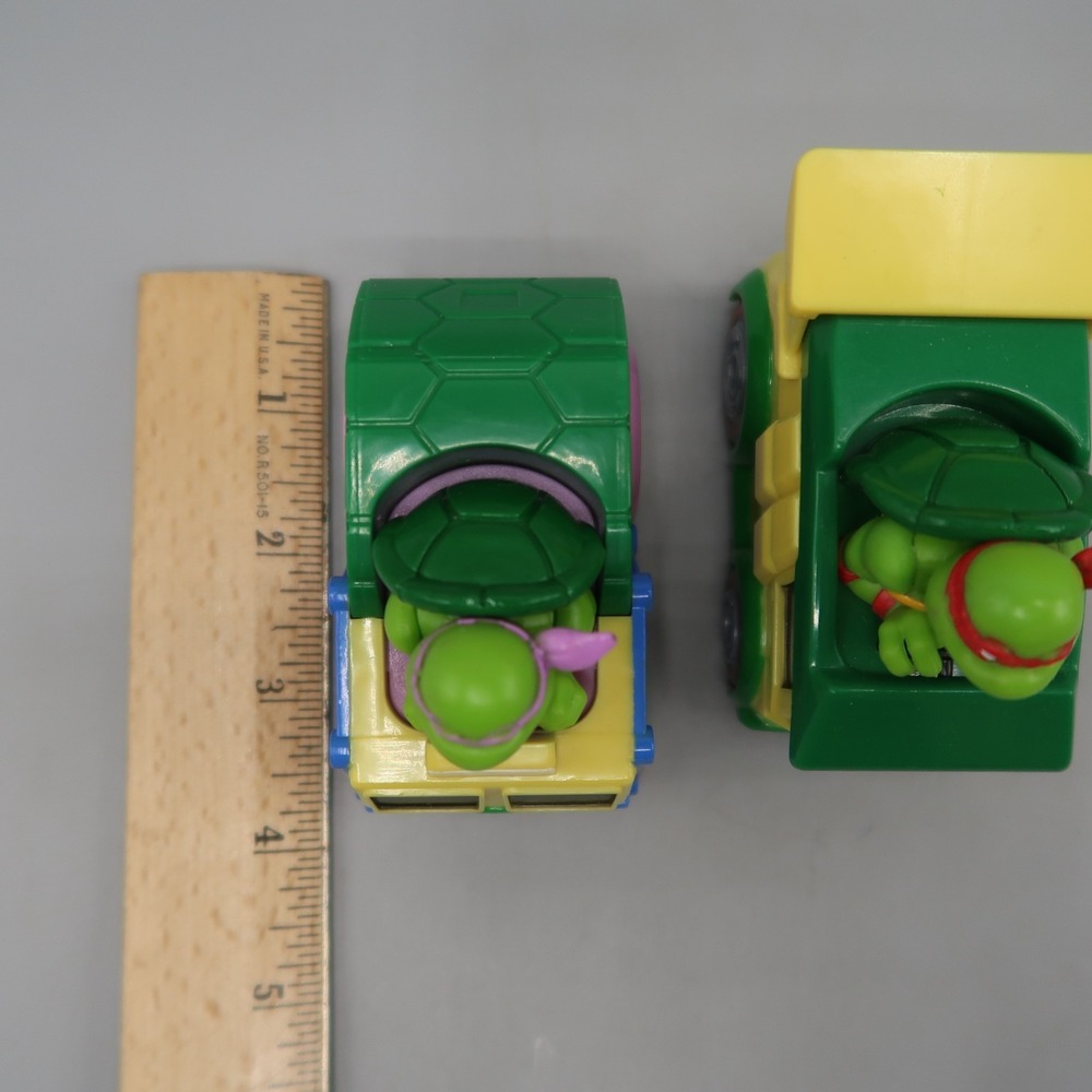 TMNT Rad Rip Racers Toy Vehicle Friction Racing Figures Funrise Lot Set - Picture 4 of 8